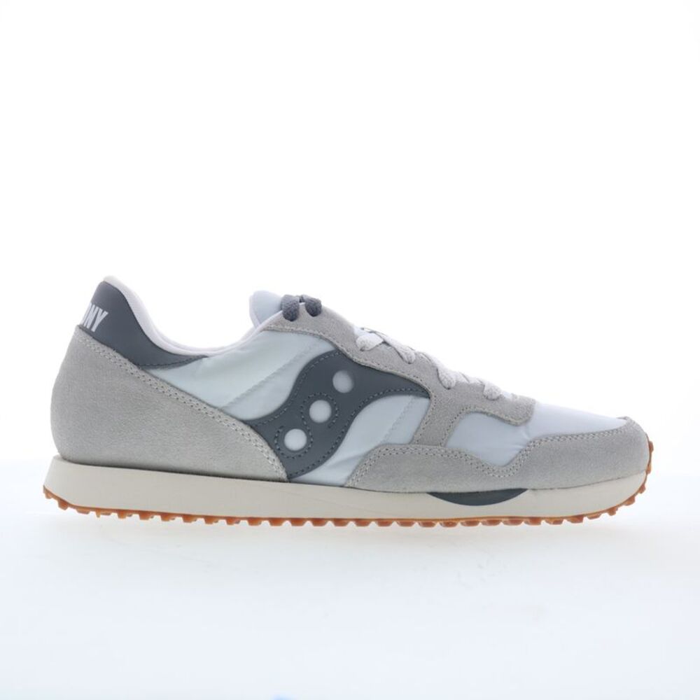 Saucony Mens DXN Trainer Gray Shoes (NWT) - Picture 1 of 4
